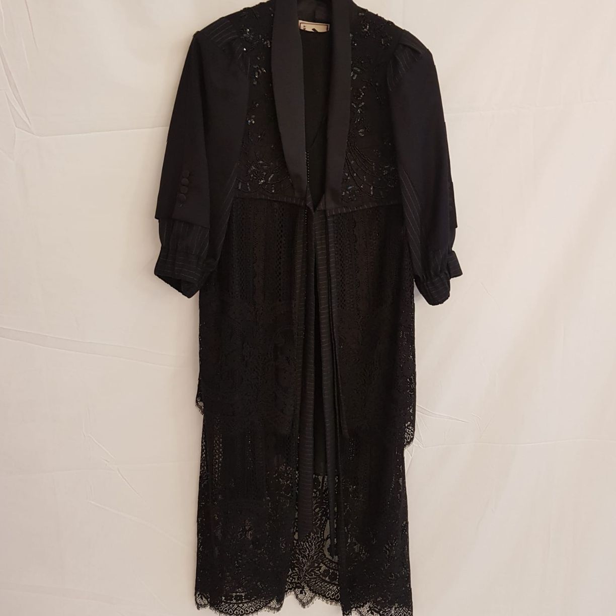 DONNA Les Boutiques - Dress with Coatdress lace and embroidery