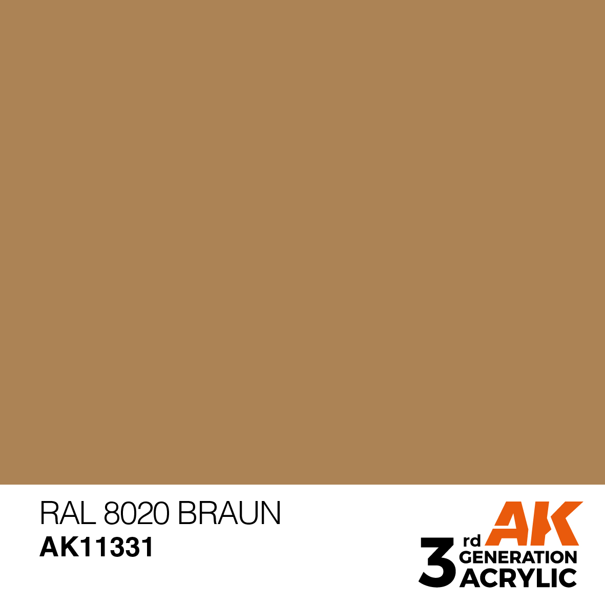 AK 3GEN AFV - RAL 8020 Braun - AK11331