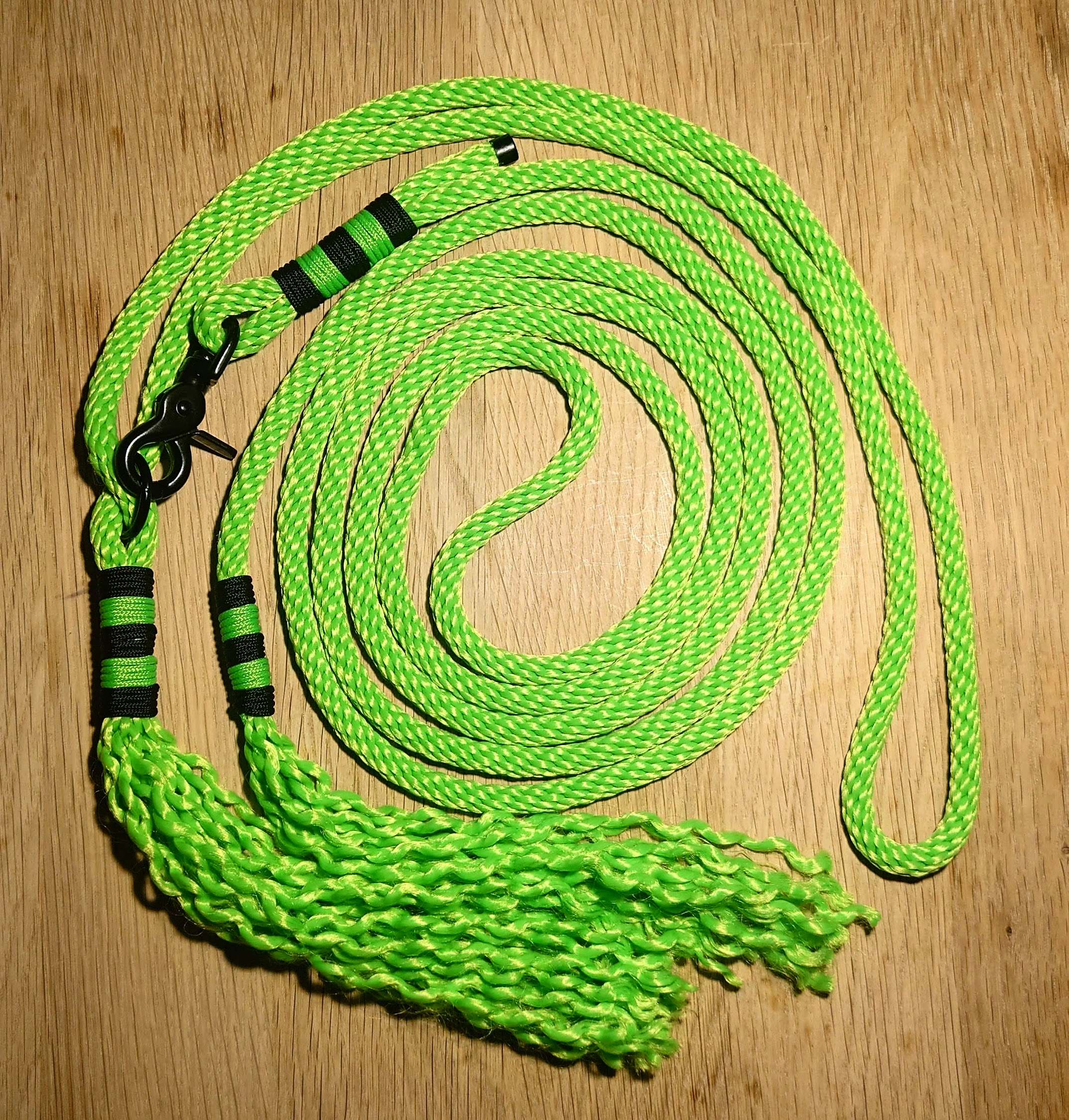 Halsring-Set "Neongreen"