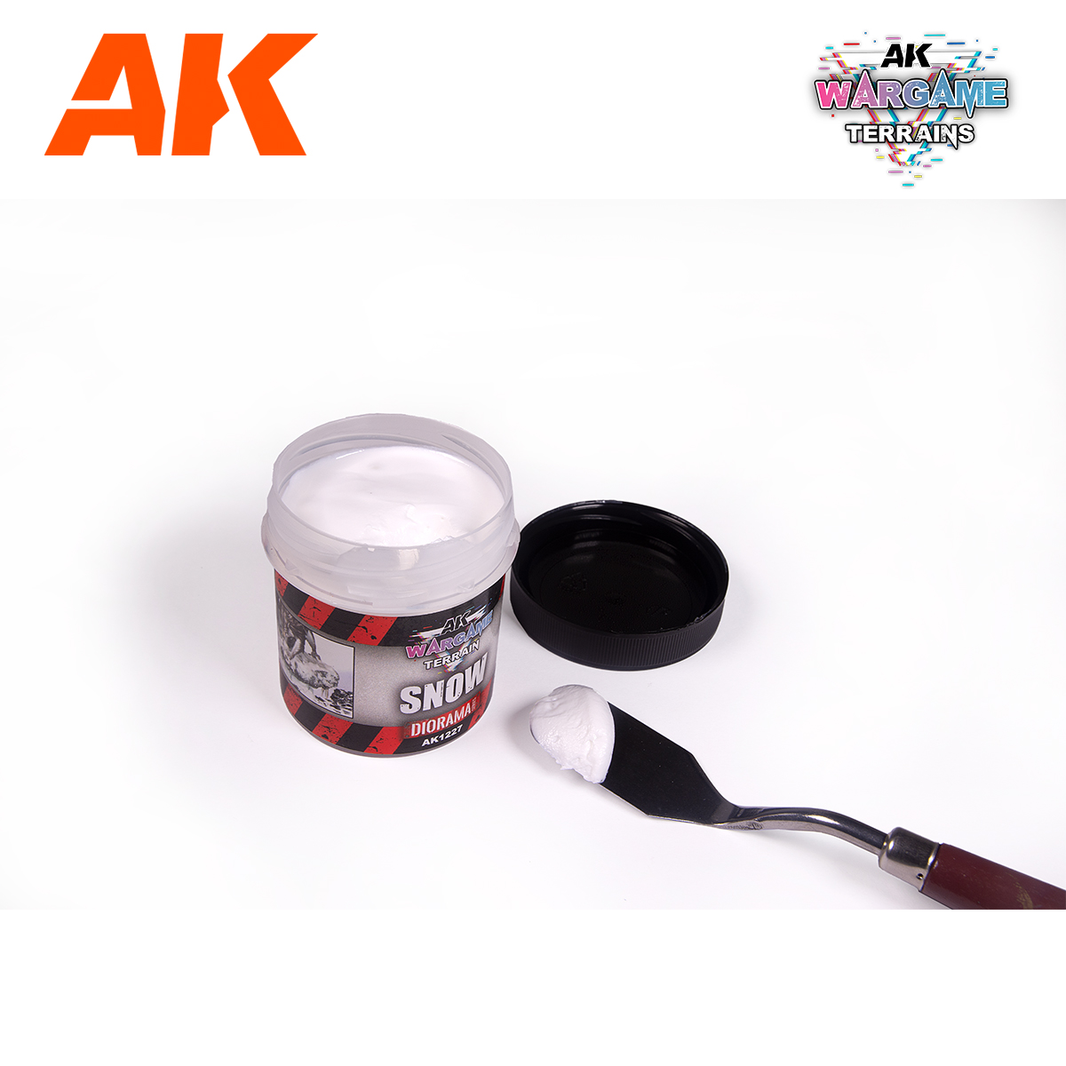 AK Snow Wargame Terrains 100ml - AK1227