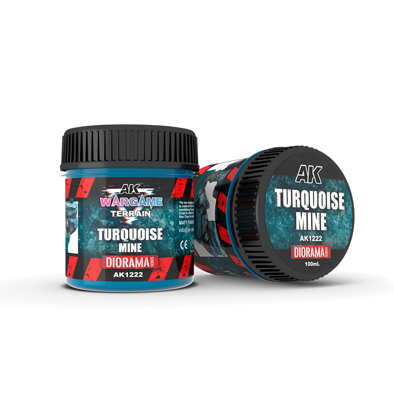 AK Turquoise Mine Wargame Terrains 100ml - AK1222