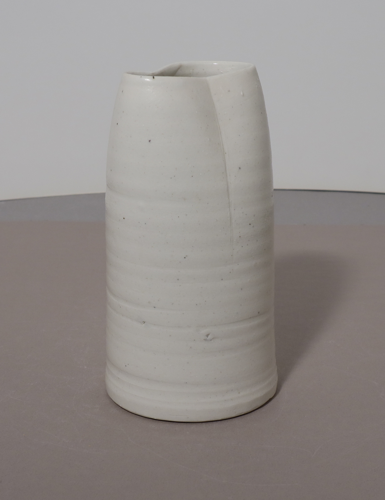 vase blanc mat cylindre