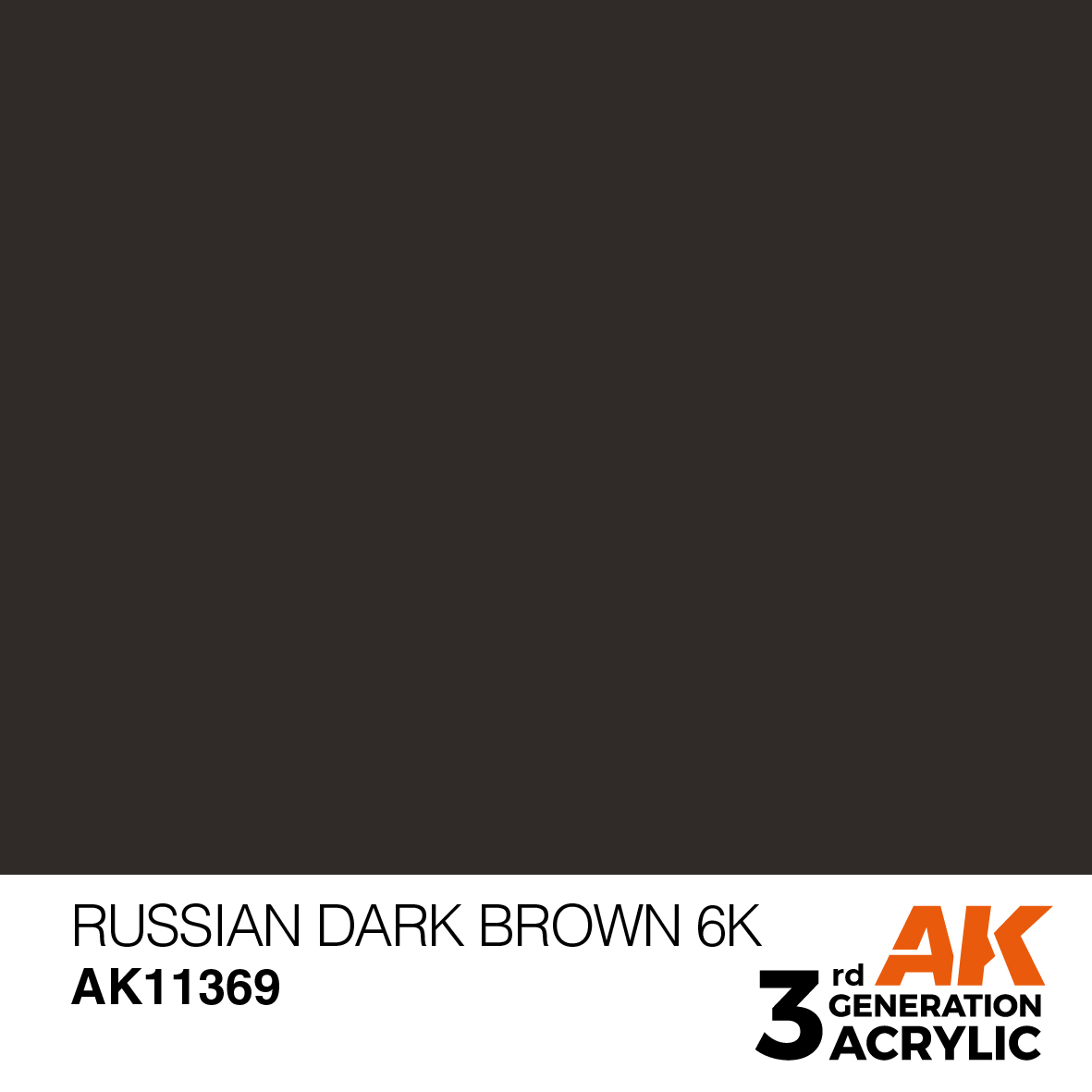 AK 3GEN AFV - Russian Dark Brown 6K - AK11369