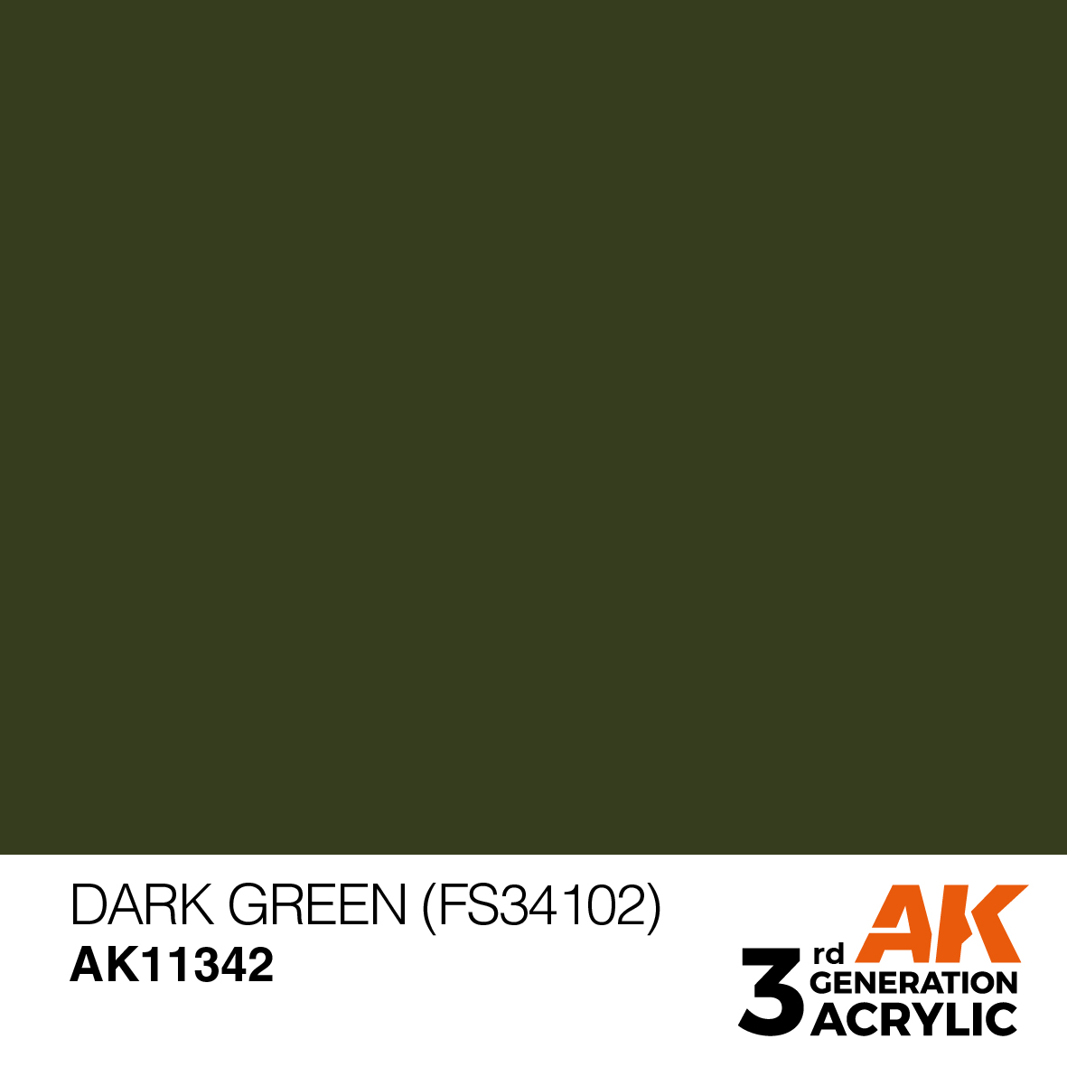 AK 3GEN AFV - Dark Green (FS34102) - AK11342