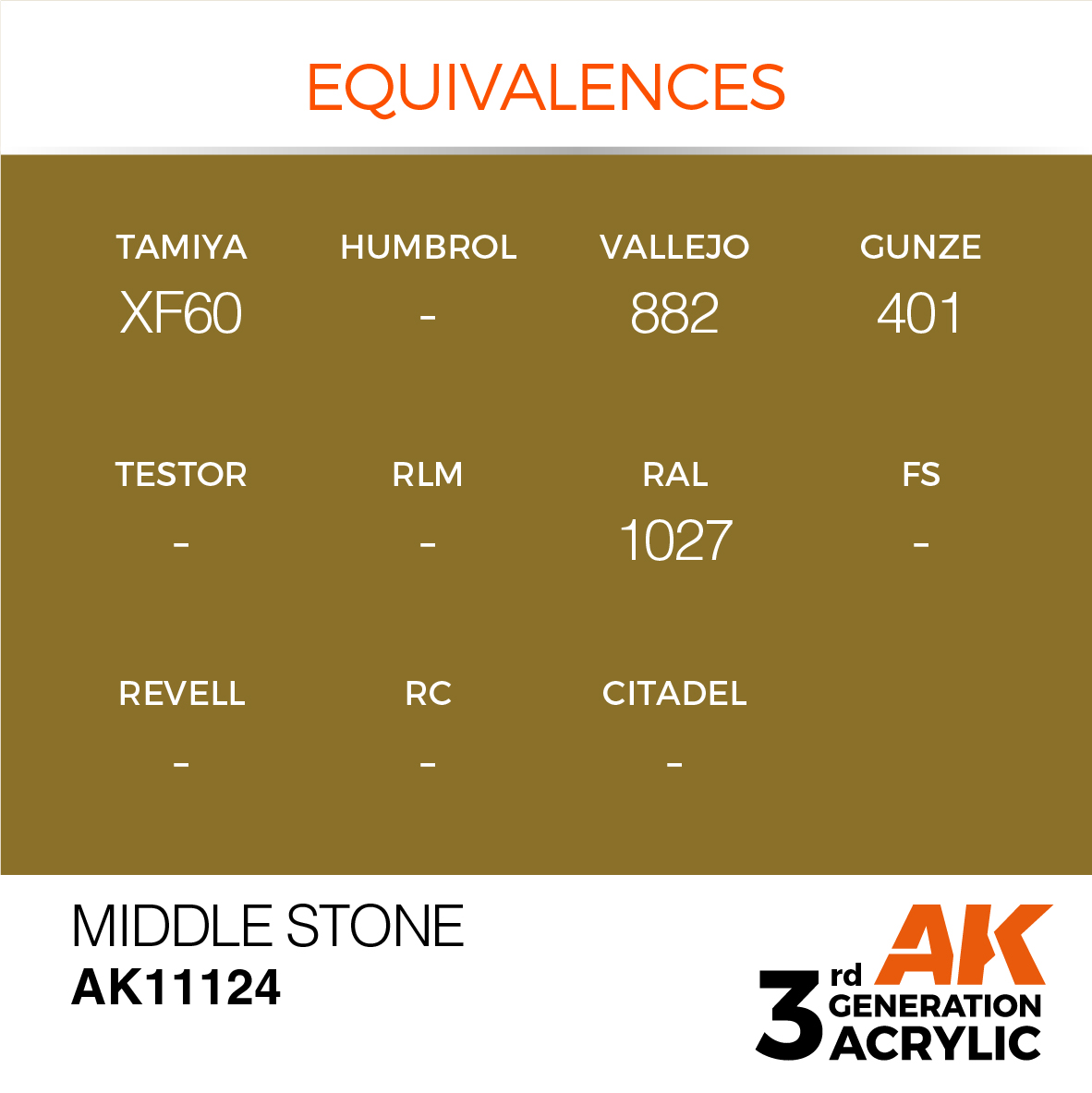 AK 3GEN Standard - Middle Stone - AK11124