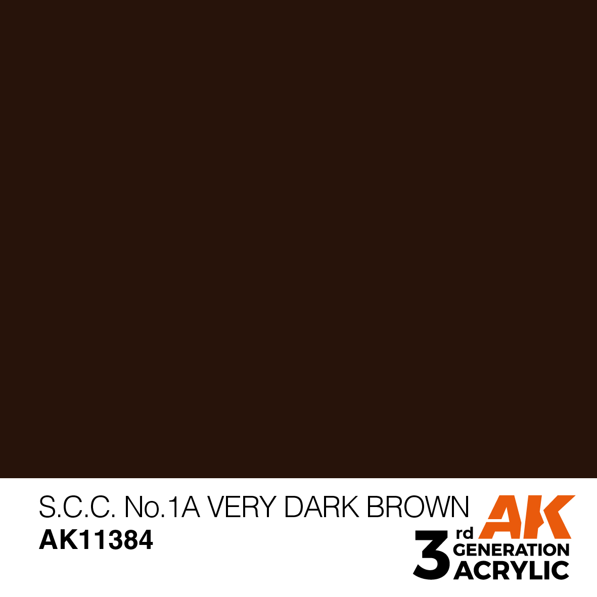 AK 3GEN AFV - S.C.C. No.1a Very Dark Brown - AK11384