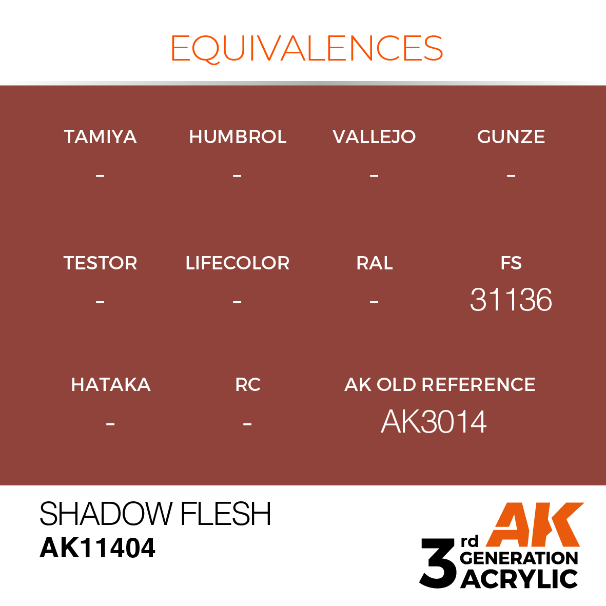 AK 3GEN Figures - Shadow Flesh - AK11404