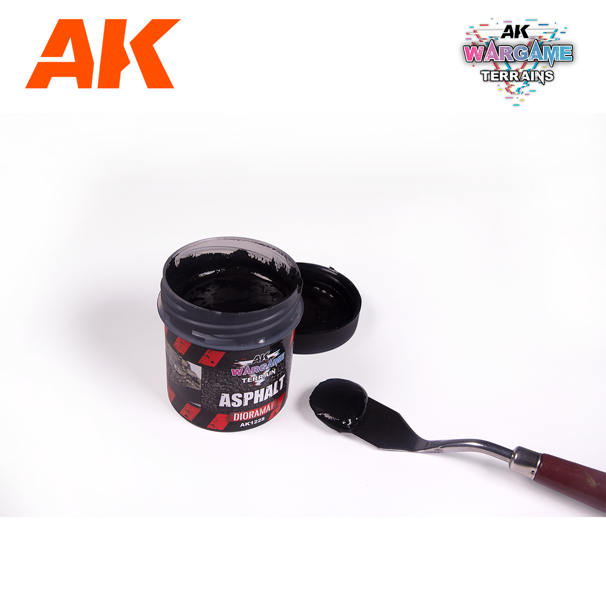 AK Asphalt Wargame Terrains 100ml - AK1228