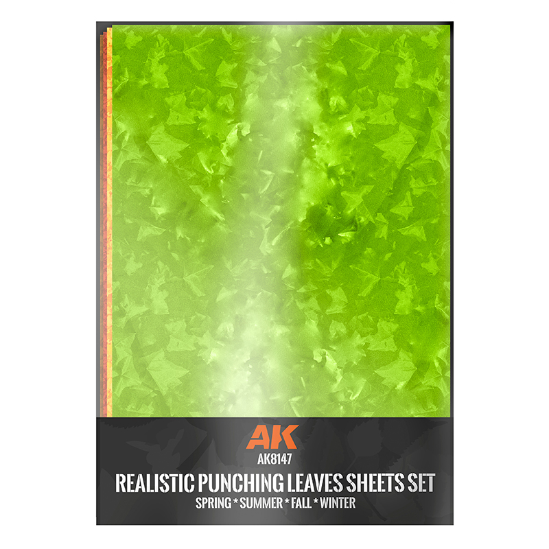 AK Punching Leaves Sheets Set (Oak, Birch, Maple, Lime) - AK8147