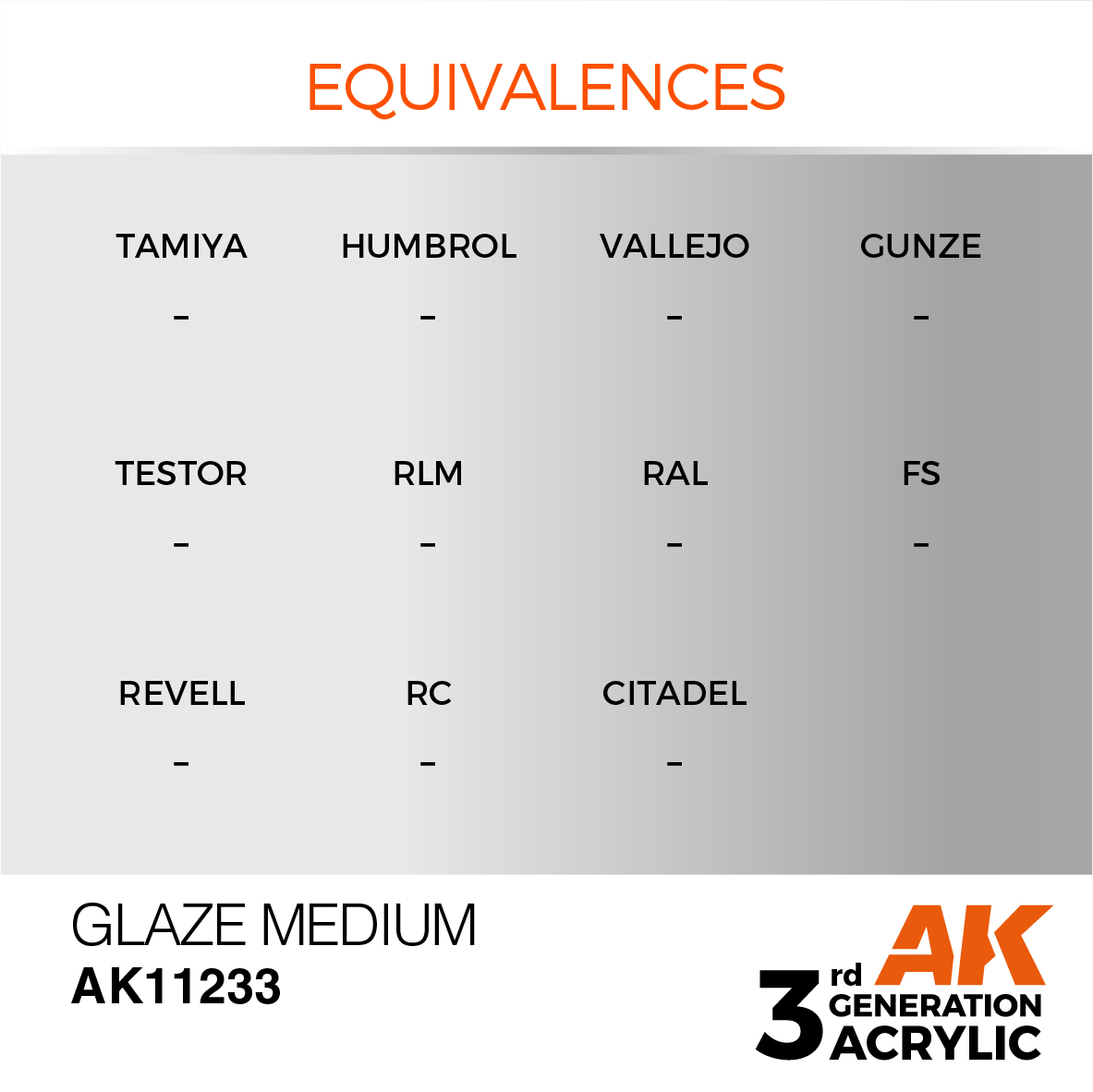 AK 3GEN Auxiliary - Glaze Medium - AK11233