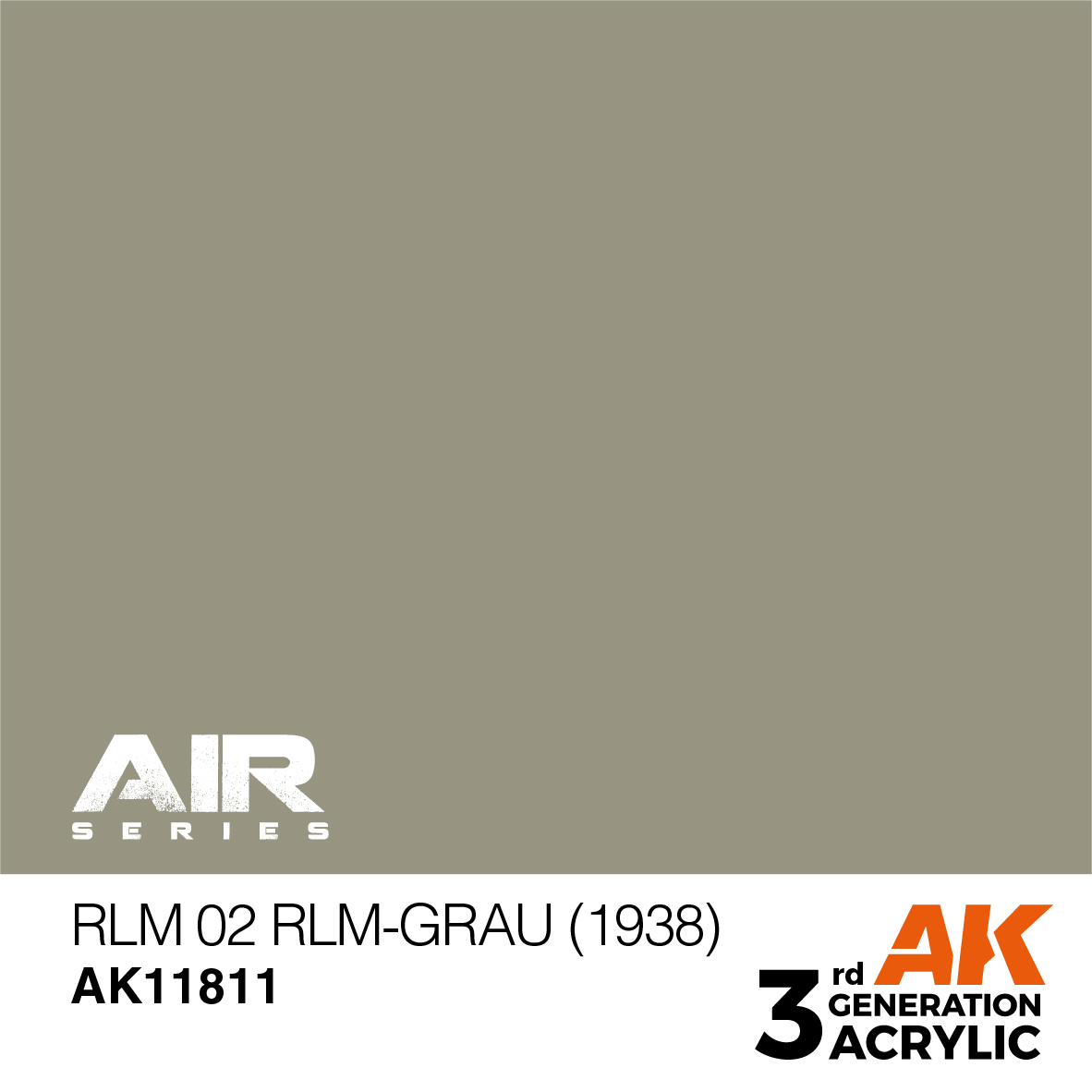 AK 3GEN Air - RLM 02 RLM-Grau (1938) - AK11811