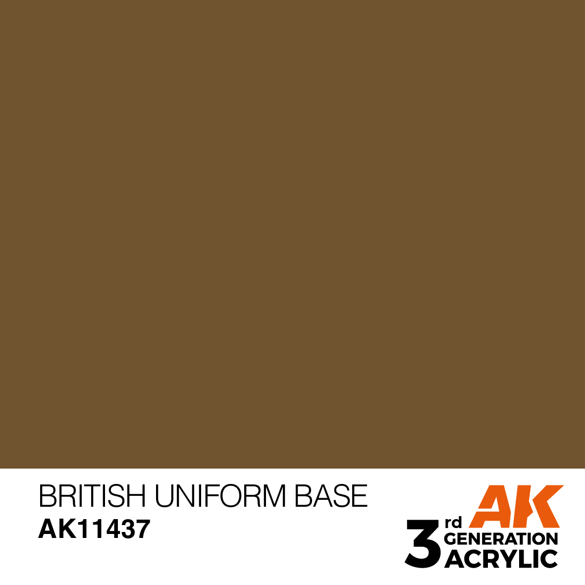 AK 3GEN Figures - British Uniform Base - AK11437