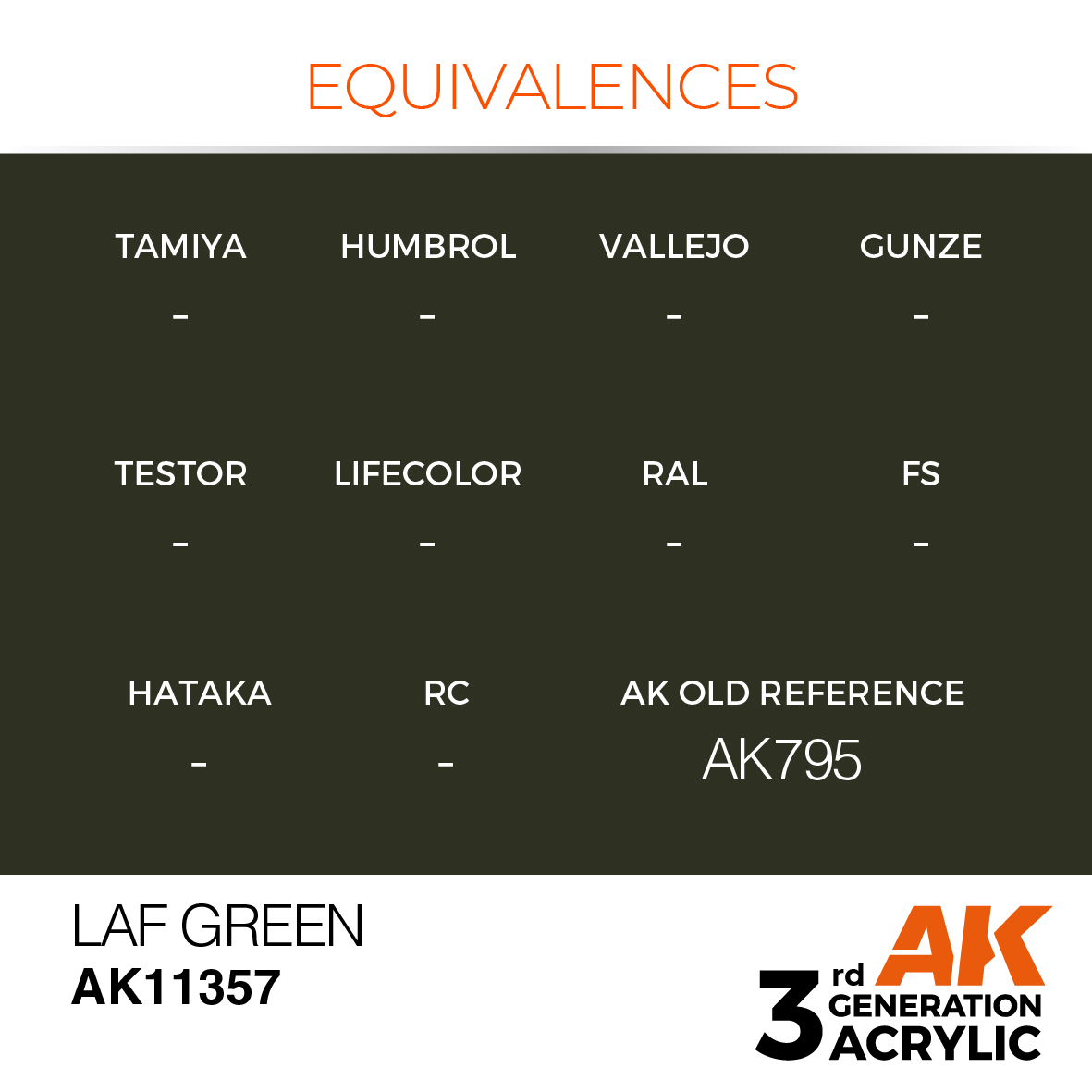 AK 3GEN AFV - LAF Green - AK11357