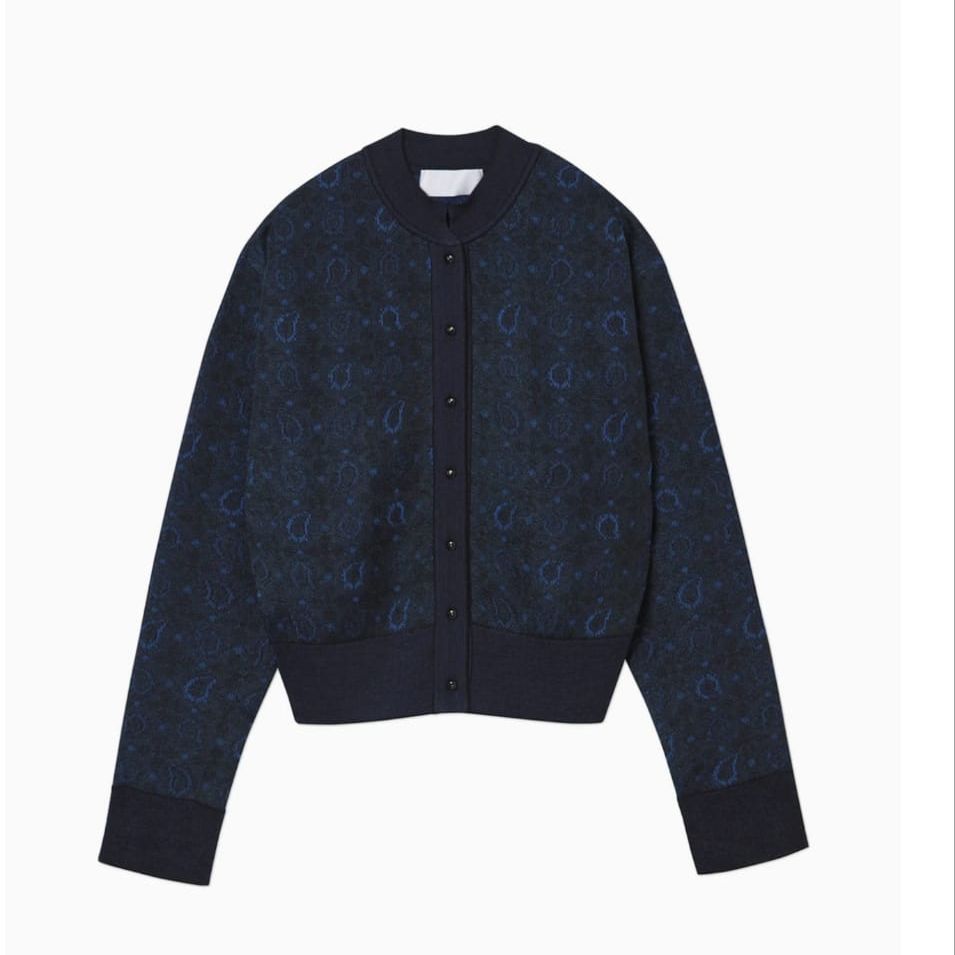 DONNA Les Boutiques - Jacket knit paisley jacquard