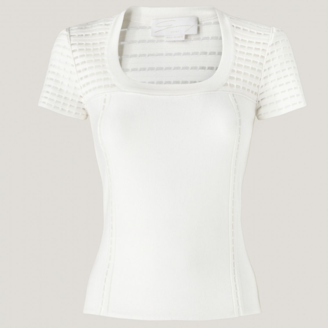 DONNA Les Boutiques - Top soft knit jersey short sleeve