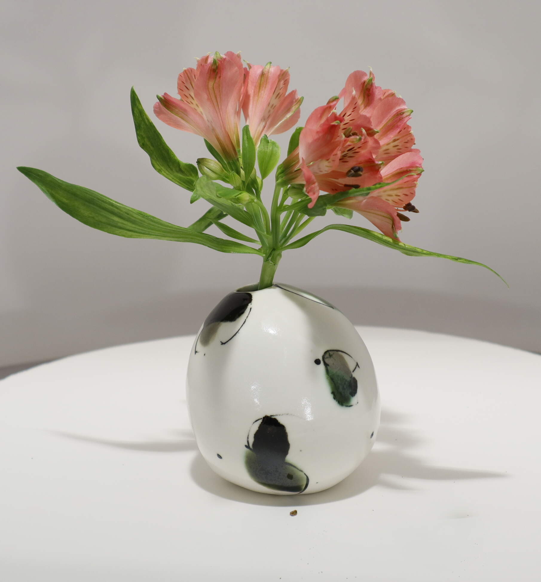 Vase rond porcelaine 082-1