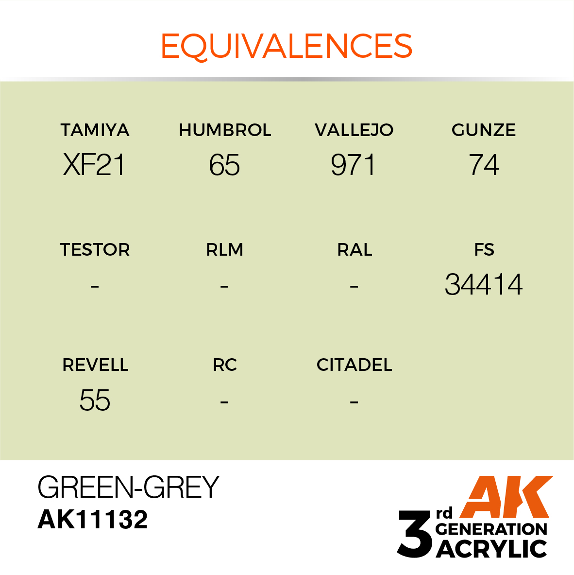 AK 3GEN Standard - Green-Grey - AK11132