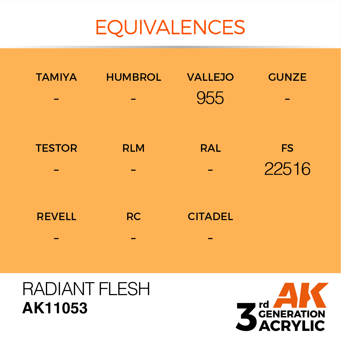 AK 3GEN Standard - Radiant Flesh - AK11053