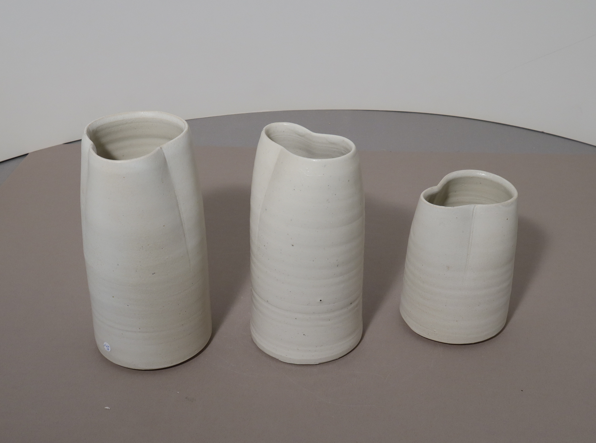 vase blanc mat cylindre