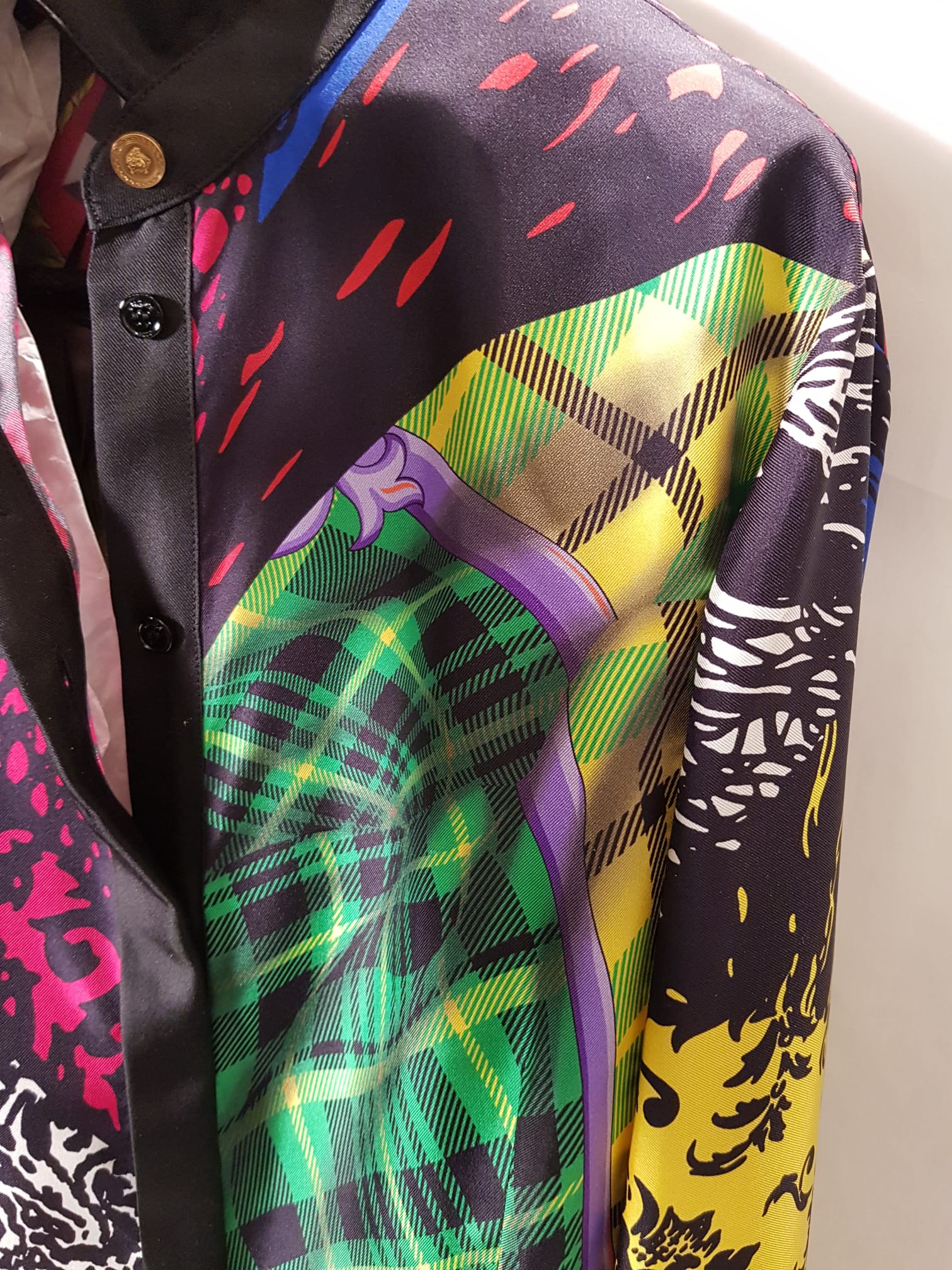 Versace - Blouse multicolour pannelprint