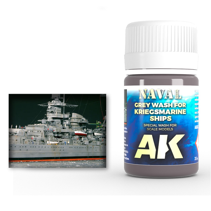 AK Wash - Grey Wash for Ships  - AK303