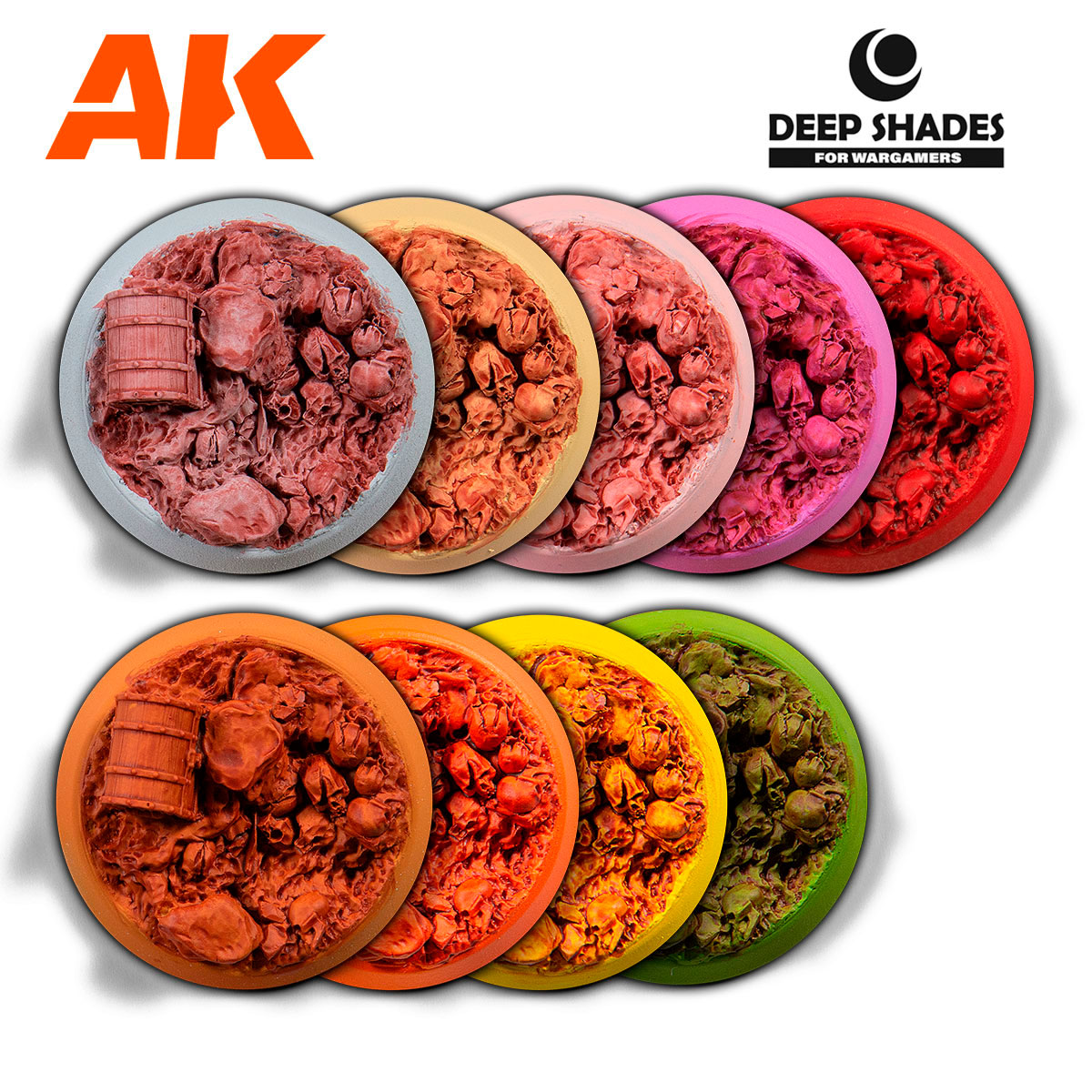 AK Deep Shades for Waregamers - Human Skin - AK13006