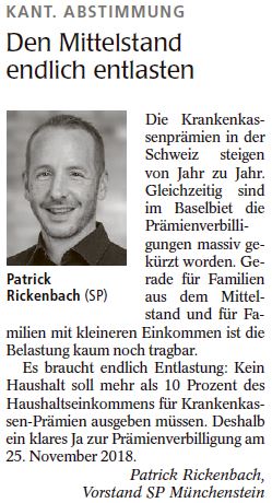 Leserbrief Wochenblatt Birseck und Dorneck 1 NovemberJPG