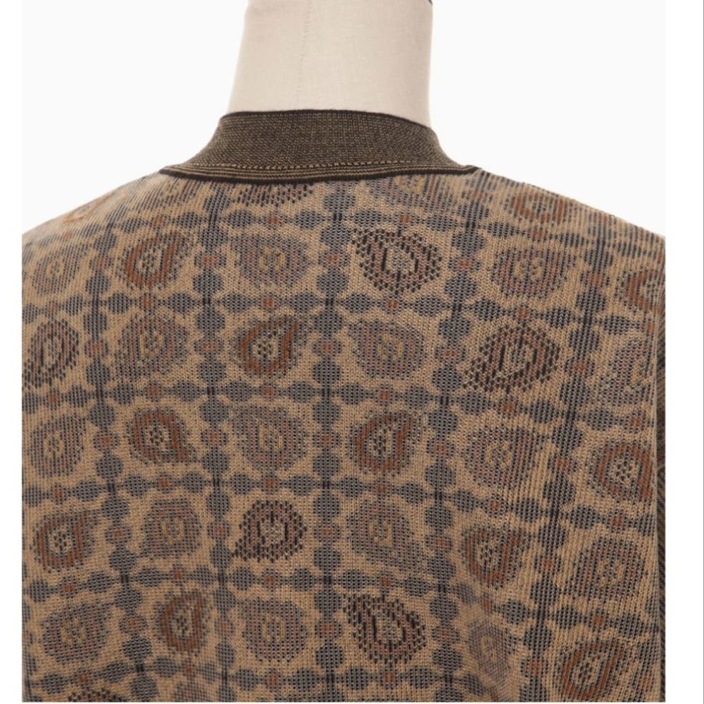 DONNA Les Boutiques - Knit jacket paisley jacquard