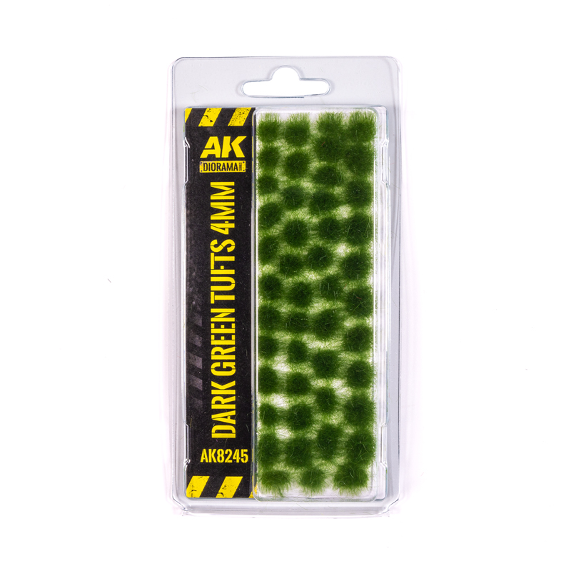 AK Dark Green Tufts 4mm - AK8245