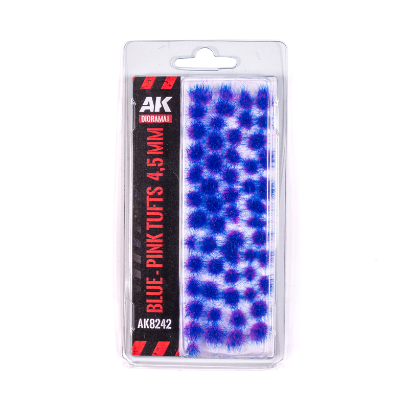 AK Pink & Blue Wargame Tufts 4.5mm - AK8242