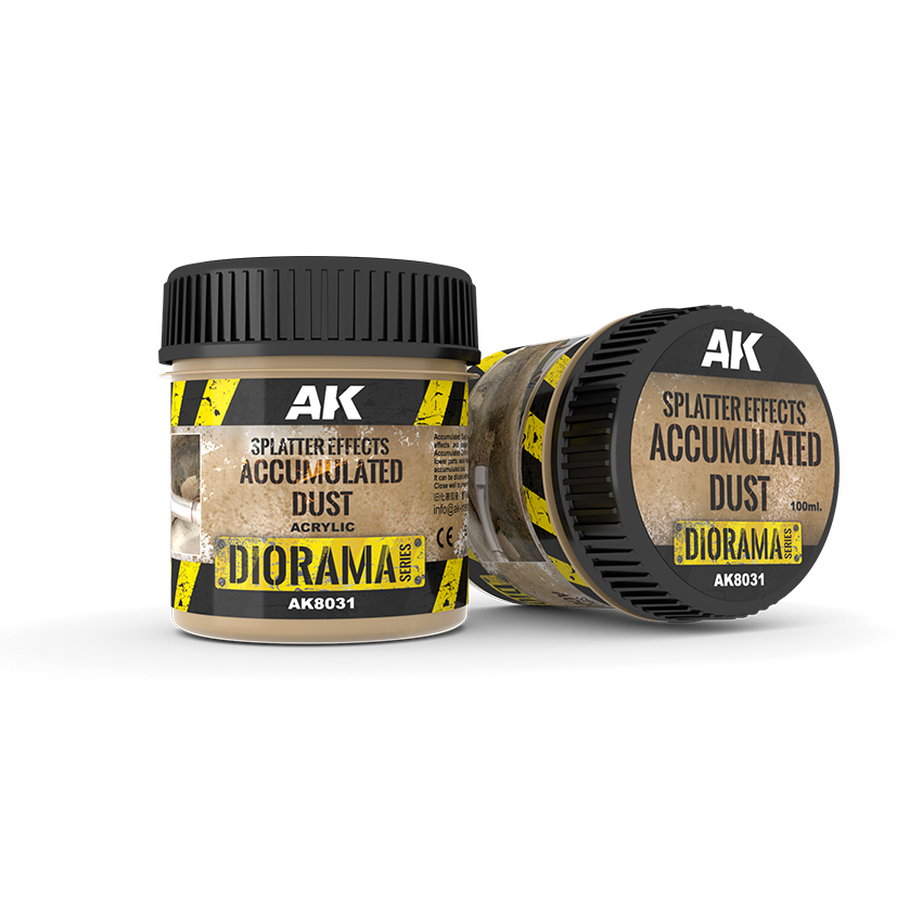 AK Splatter Effects Accumulated Dust 100ml - AK8031