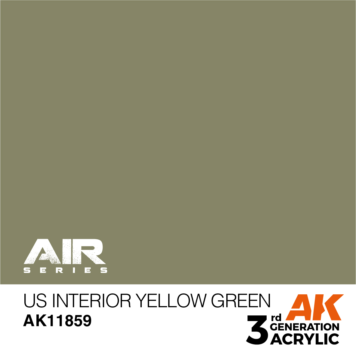 AK 3GEN Air - US Interior Yellow Green - AK11859