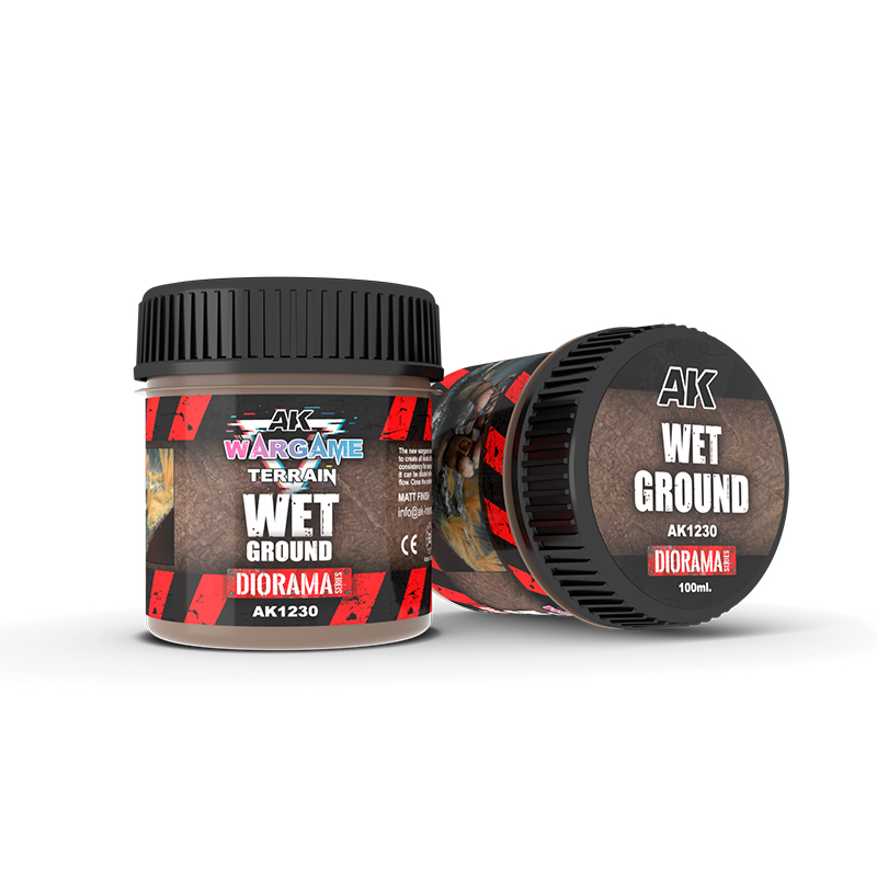 AK Wet Ground Wargame Terrains 100ml - AK1230