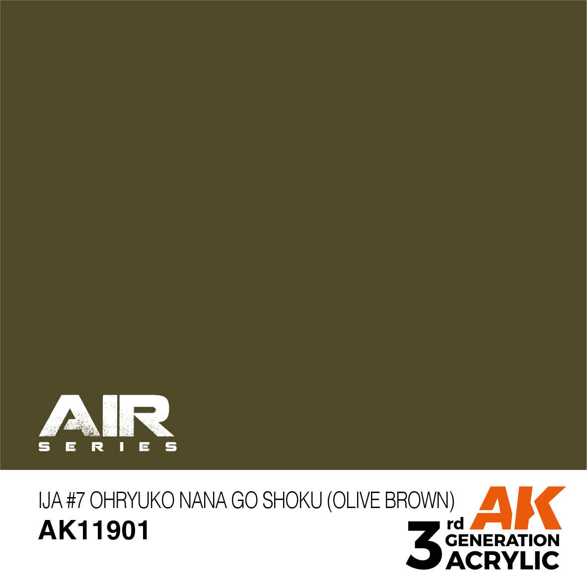 AK 3GEN Air - IJA #7 Ohryuko Nana Go Shoku (Olive Brown) - AK11901