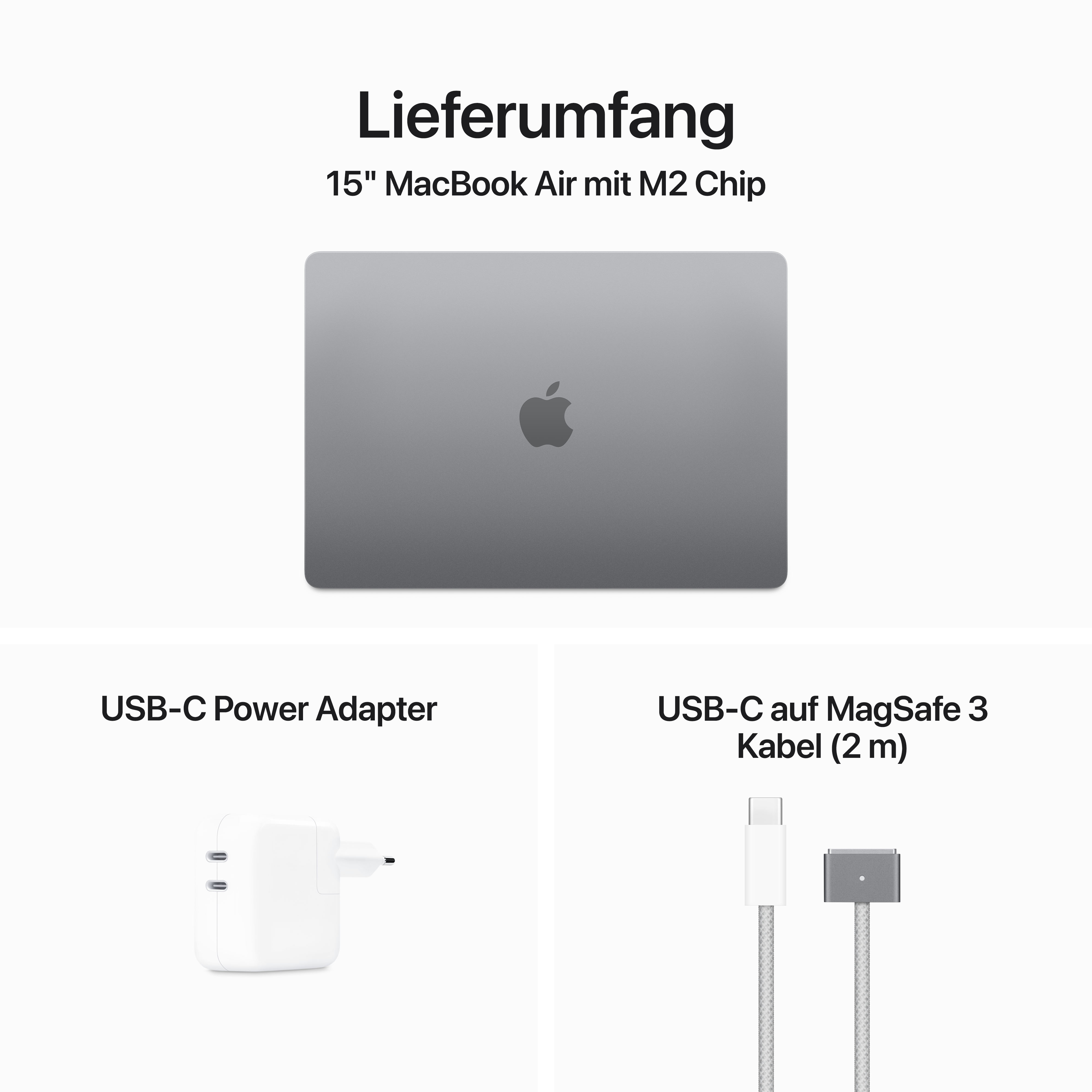 Apple - MacBook Air 15" | M2 8C CPU/10C GPU; Space Grau