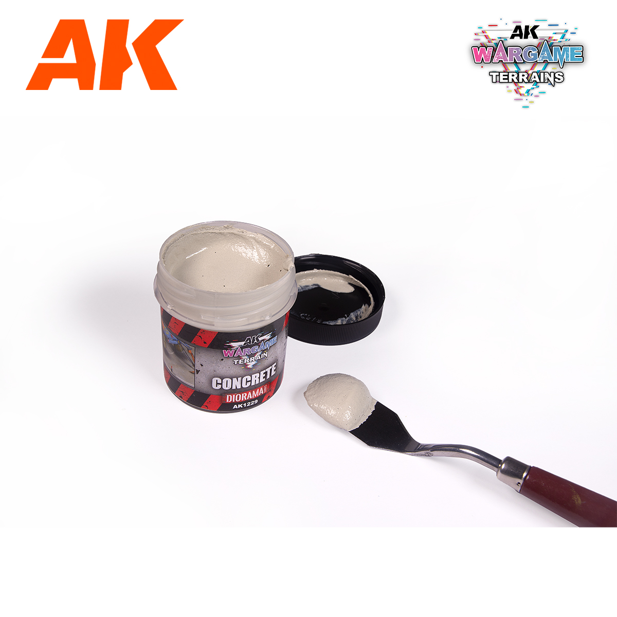 AK Concrete Wargame Terrains 100ml - AK1229