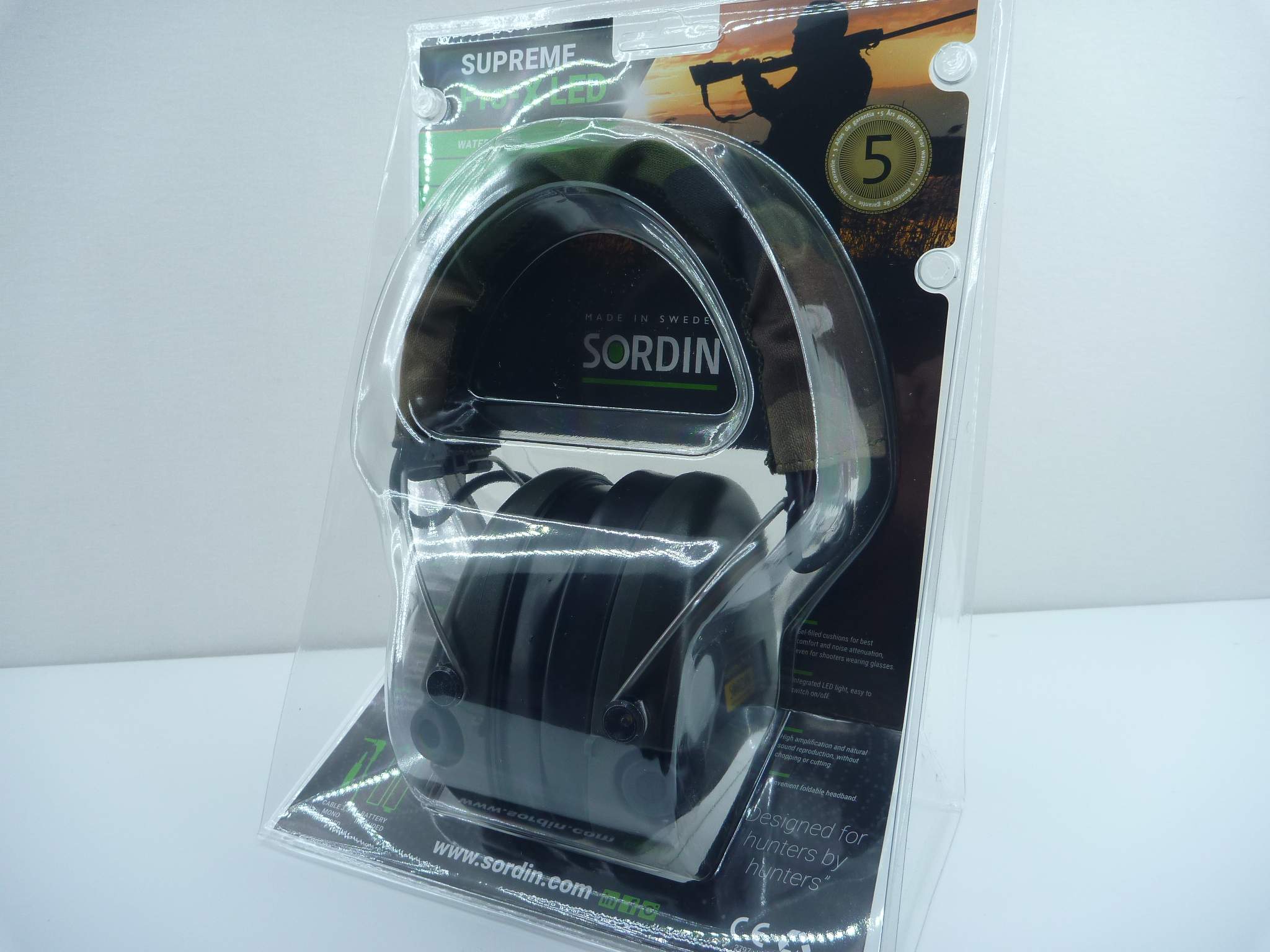 SORDIN Supreme Pro-X LED GEL Camo Green #75302-X-07-S