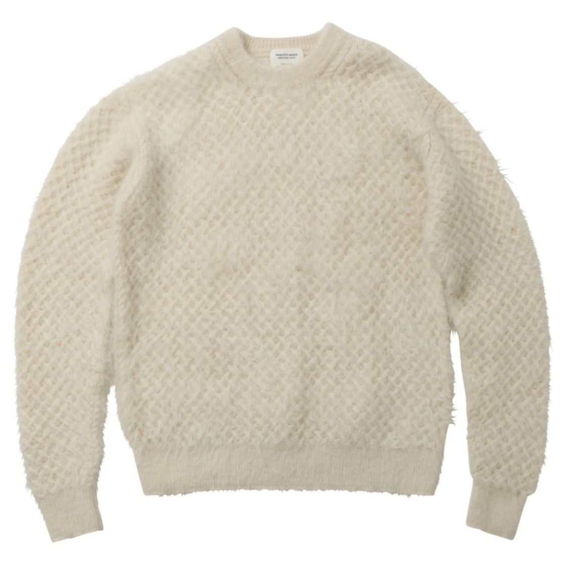 Beautiful People - Kid mohair brushed crew neck sweater