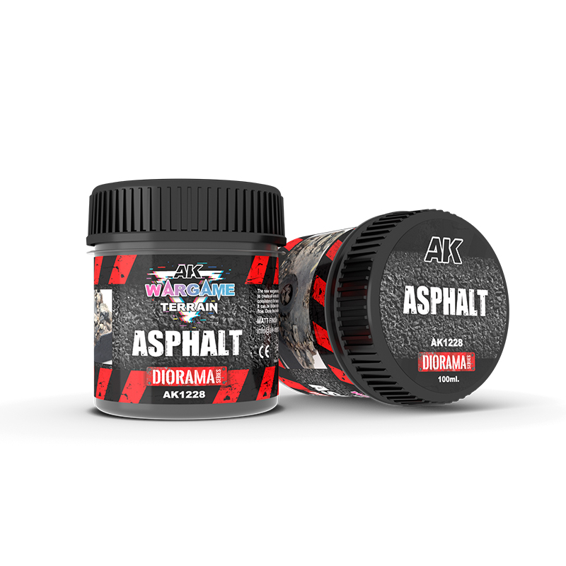 AK Asphalt Wargame Terrains 100ml - AK1228