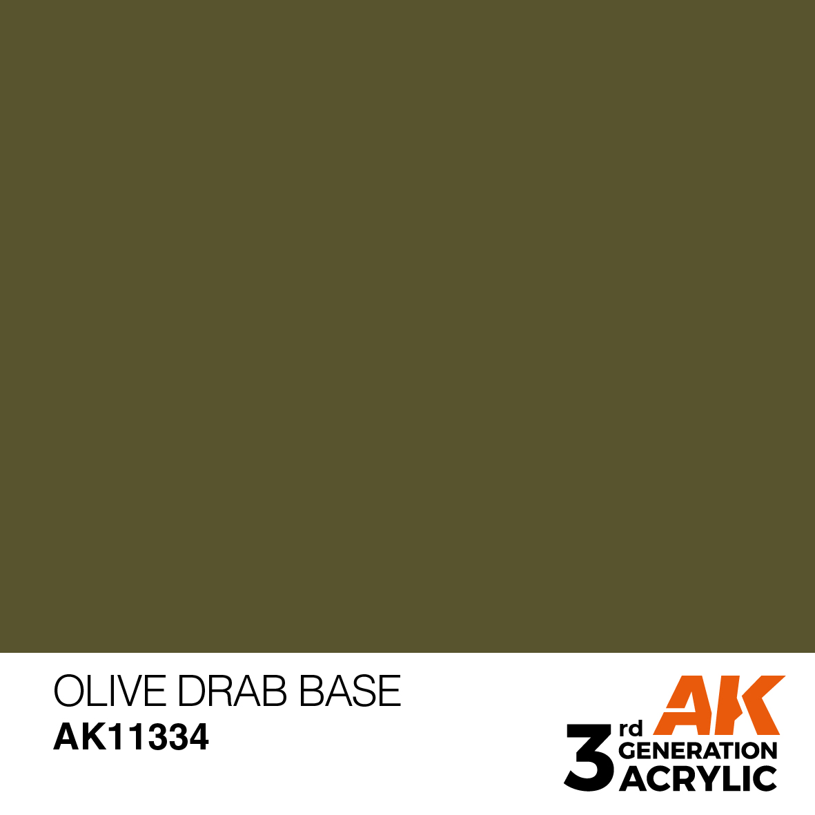 AK 3GEN AFV - Olive Drab Base - AK11334