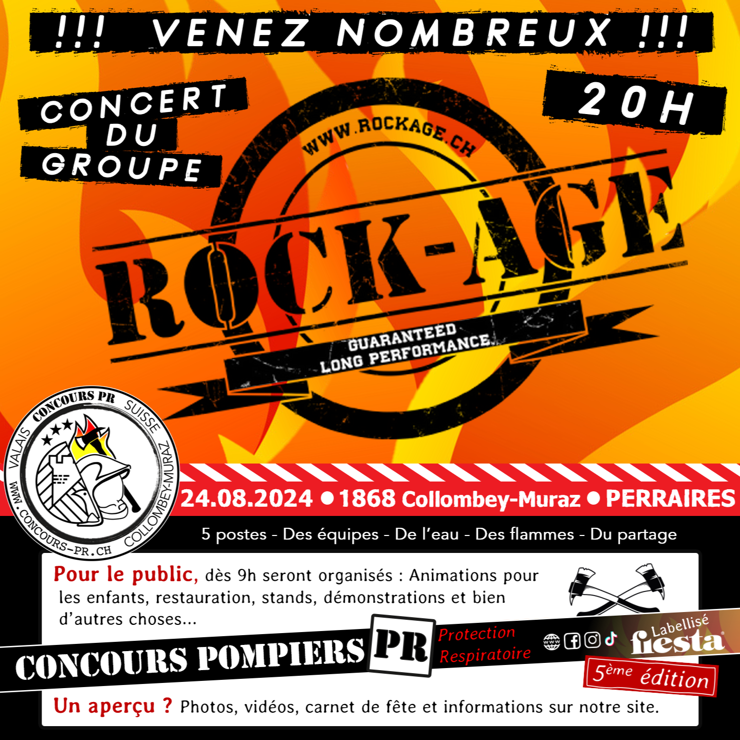 Venez nous voir nombreux le 24.08.2024