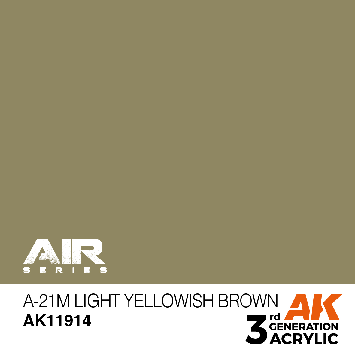 AK 3GEN Air - A-21m Light Yellowish Brown - AK11914