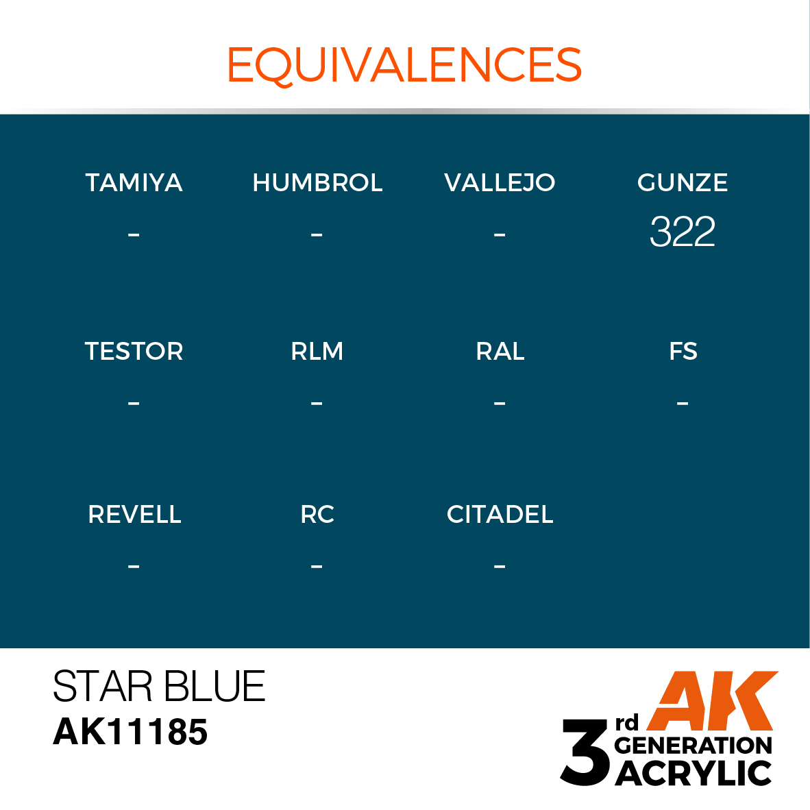 AK 3GEN Standard - Star Blue - AK11185