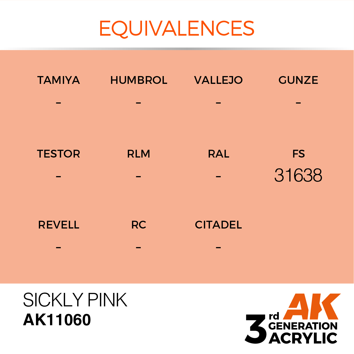 AK 3GEN Standard - Sickly Pink - AK11060