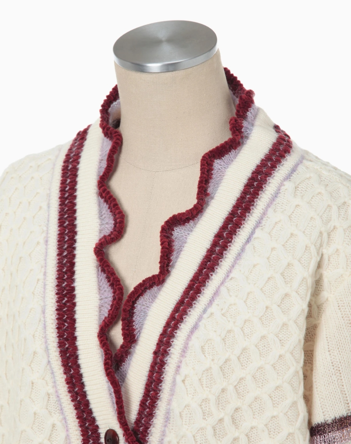 DONNA Les Boutiques - Cardigan lace knitted