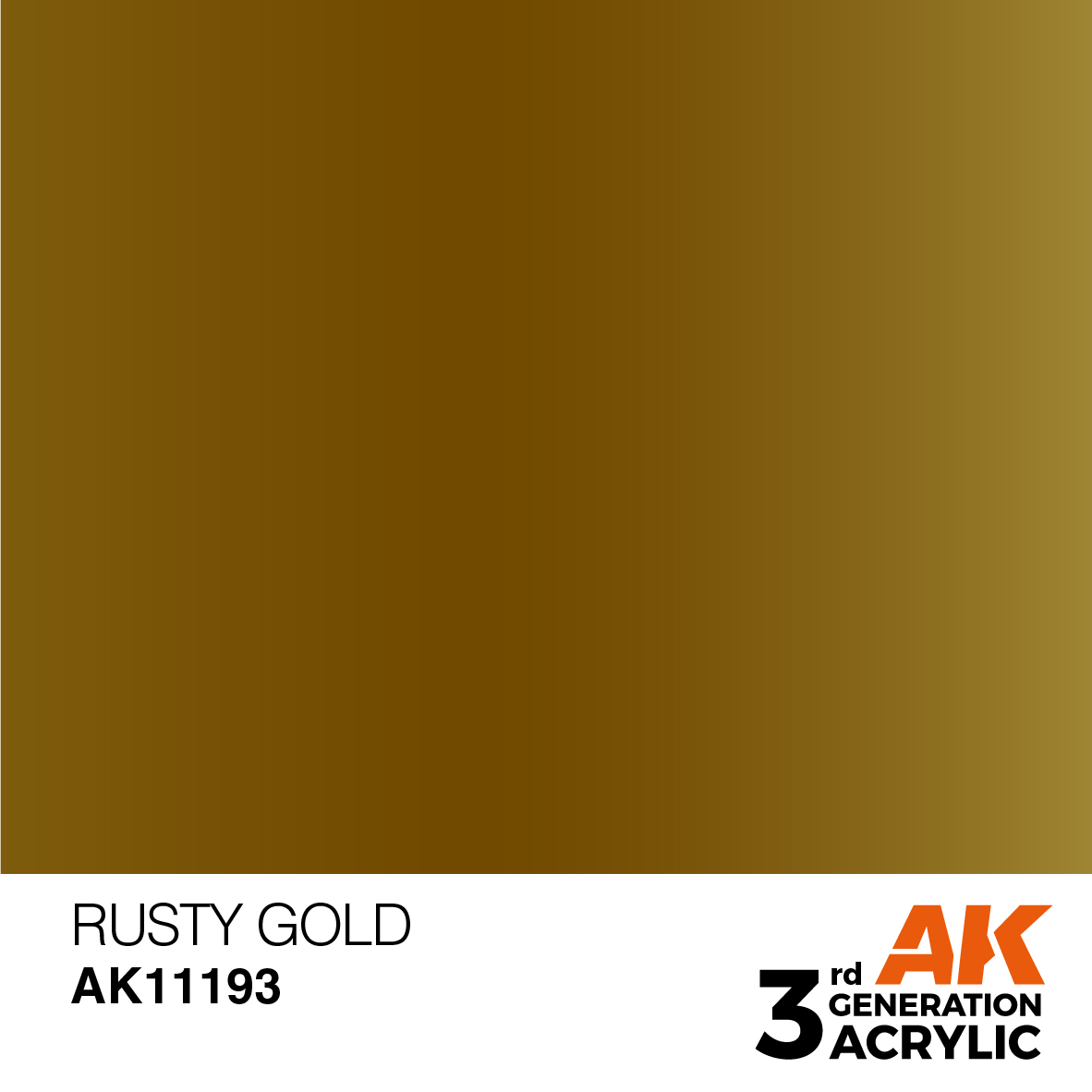 AK 3GEN Metallic - Rusty Gold - AK11193