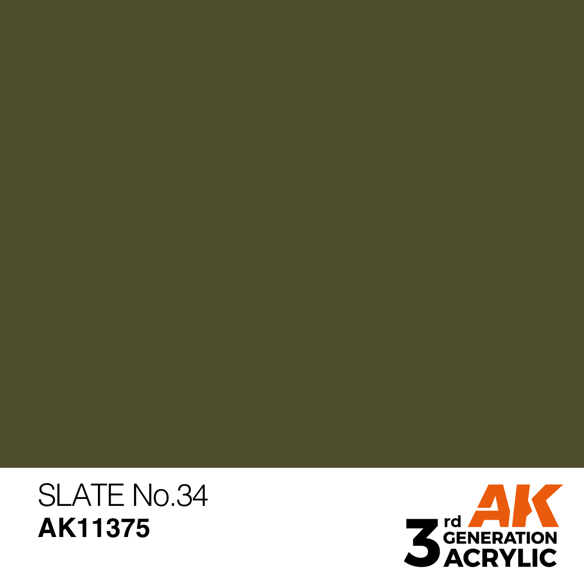 AK 3GEN AFV - Slate No.34 - AK11375