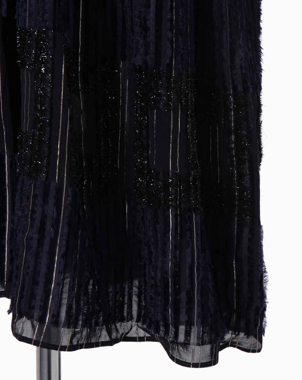 DONNA Les Boutiques - Dress shirring black/blue