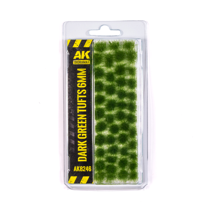 AK Dark Green Tufts 6mm - AK8246