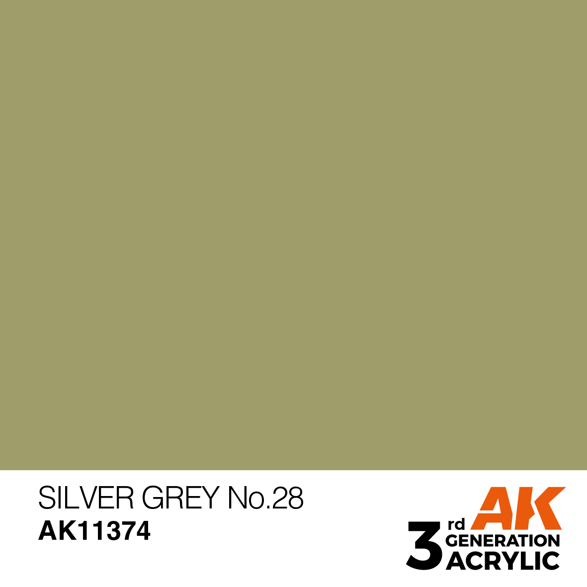 AK 3GEN AFV - Silver Grey No.28 - AK11374